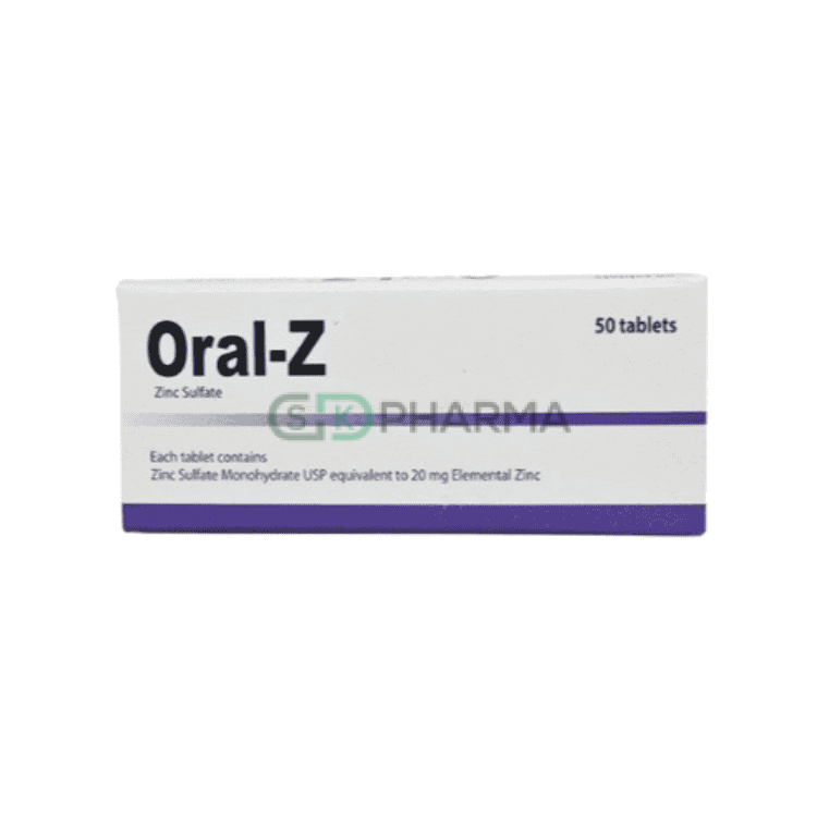 Oral-Z Tablet 20 mg (Zinc Sulfate Monohydrate)