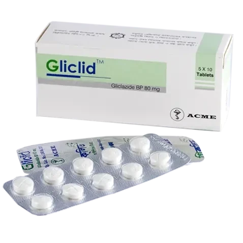 Gliclid Tablet, Gliclazide 80 mg