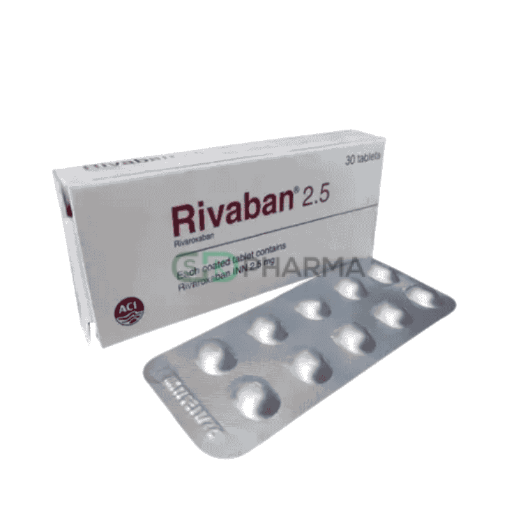 Rivaban Tablet 2.5 mg (Rivaroxaban)
