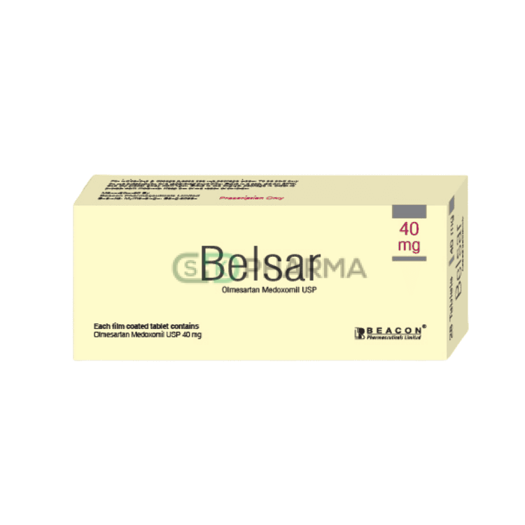 Belsar Tablet 40 mg (Olmesartan Medoxomil)