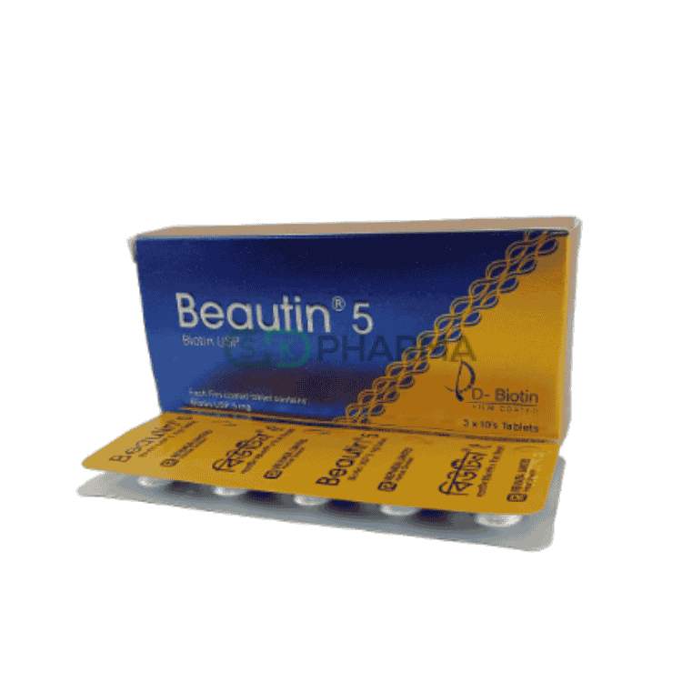 Beautin Tablet 5000 mcg (Biotin)