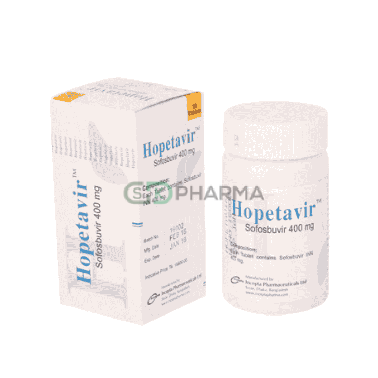 Hopetavir Tablet 400 mg (Sofosbuvir)