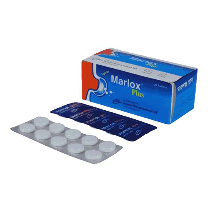 Marlox Plus Chewable Tablet 480 mg+20 mg (Magaldrate + Simethicone)