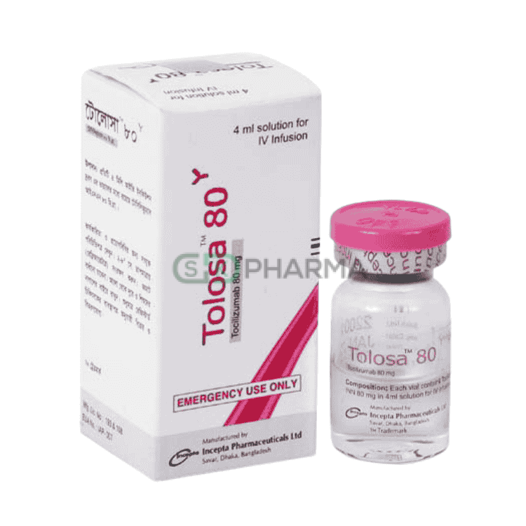 Tolosa Injection 80 mg/4 ml (Tocilizumab)