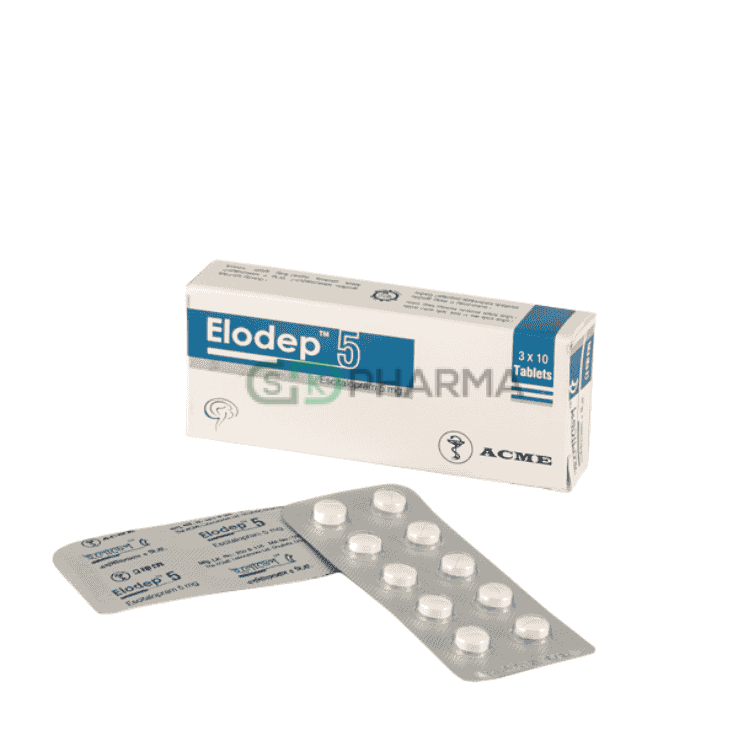 Elodep Tablet 5 mg (Escitalopram Oxalate)