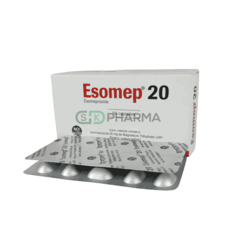 Esomep Capsule 20 mg (Esomeprazole)