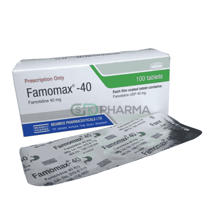 Famomax Tablet 40 mg (Famotidine)