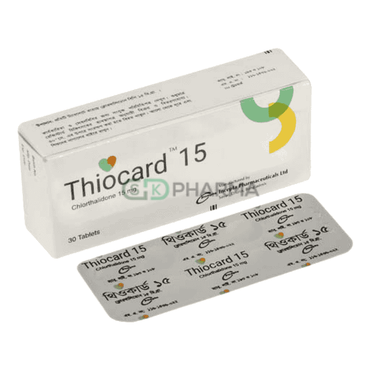 Thiocard Tablet 15 mg (Chlorthalidone)