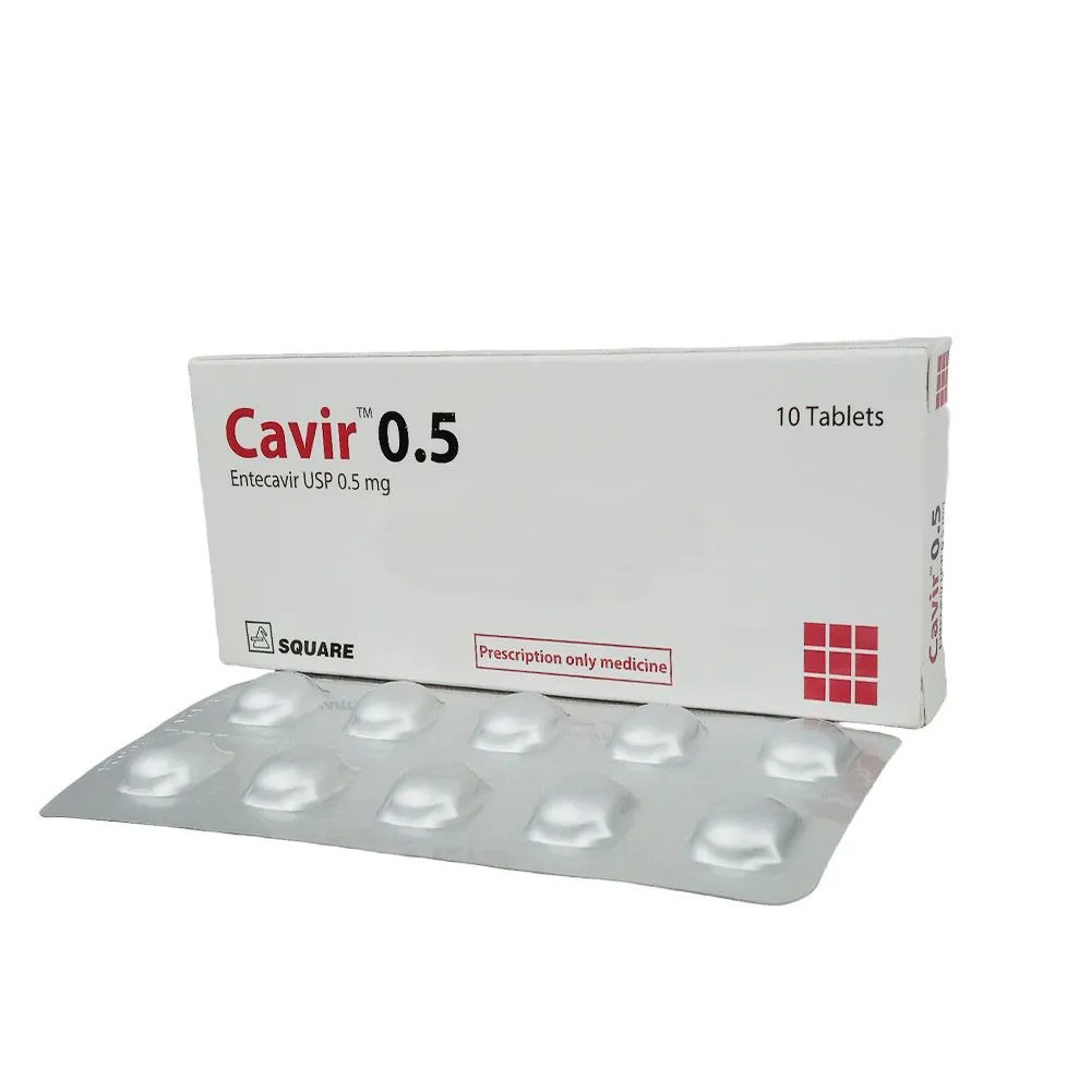 Cavir Tablet, Entecavir 0.5 mg