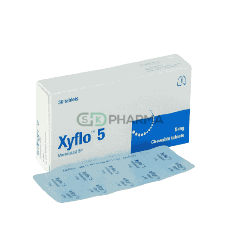 Xyflo Chewable Tablet 5 mg (Montelukast Sodium)
