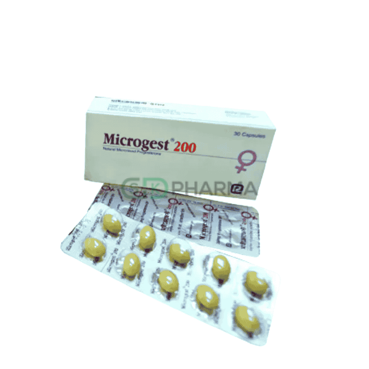 Microgest Capsule 200 mg (Progesterone Micronized (Capsule))
