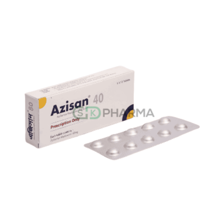 Azisan Tablet 40 mg (Azilsartan Medoxomil)