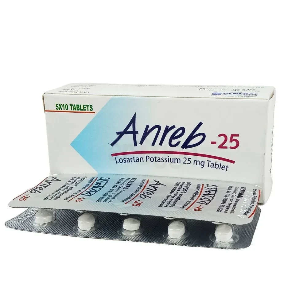 Anreb Tablet, Losartan Potassium 25 mg
