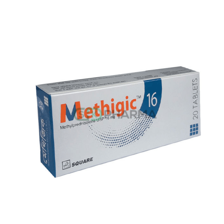 Methigic Tablet 16 mg (Methylprednisolone)