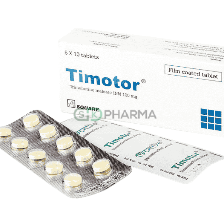 Timotor Tablet 100 mg (Trimebutine Maleate)