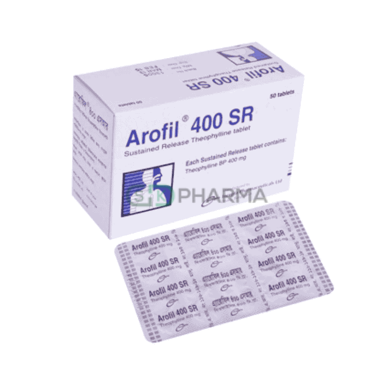 Arofil SR Tablet 400 mg (Theophylline)