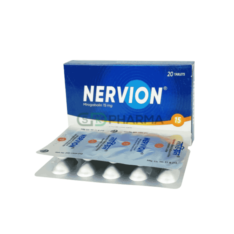 Nervion Tablet 15 mg (Mirogabalin Besylate)