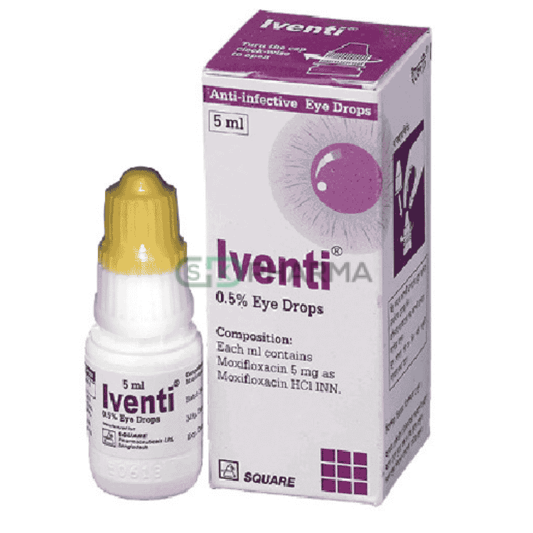 Iventi Eye Drop 0.50% (Moxifloxacin Hydrochloride (Ophthalmic))