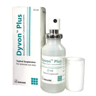 Dyvon Plus Topical Suspension 25ml, Betamethasone + Calcipotriol 0.05%+0.005%