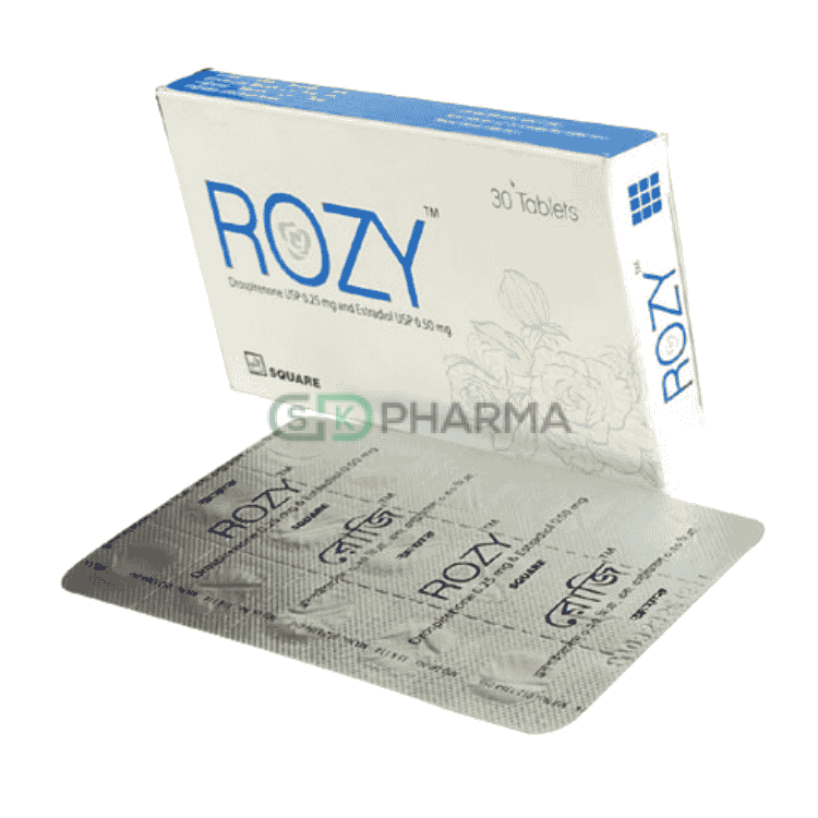 Rozy Tablet 0.5 mg+0.25 mg (Drospirenone + Estradiol)
