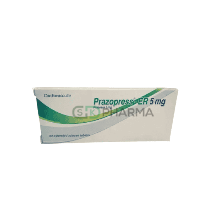 Prazopress ER Tablet 5 mg (Prazosin Hydrochloride)