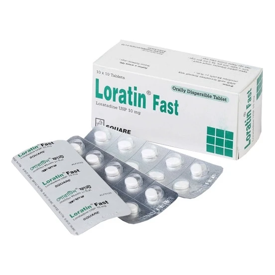 Loratin Fast Dispersible Tablet, Loratadine 10 mg