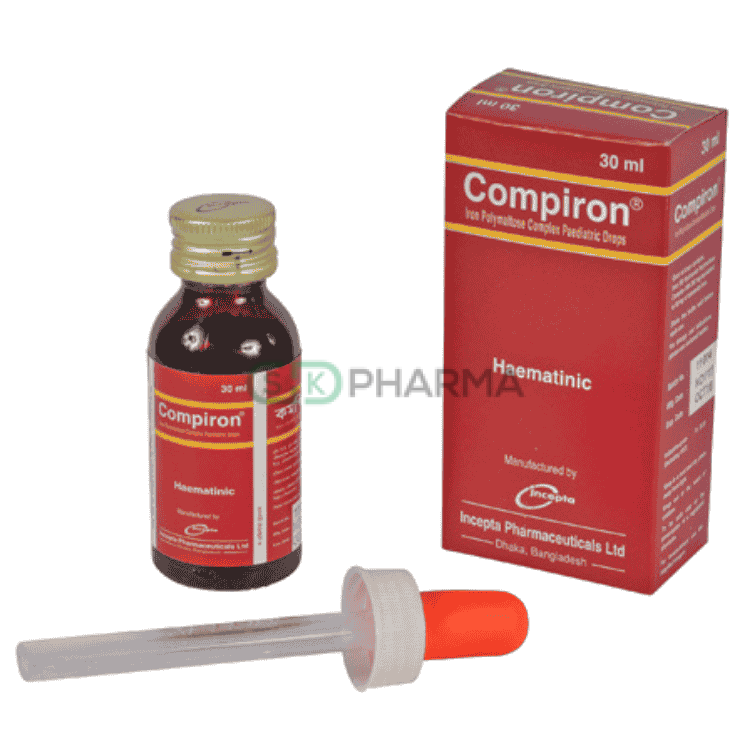 Compiron Pediatric Drop 50 mg/ml Iron (Polymaltose Complex)