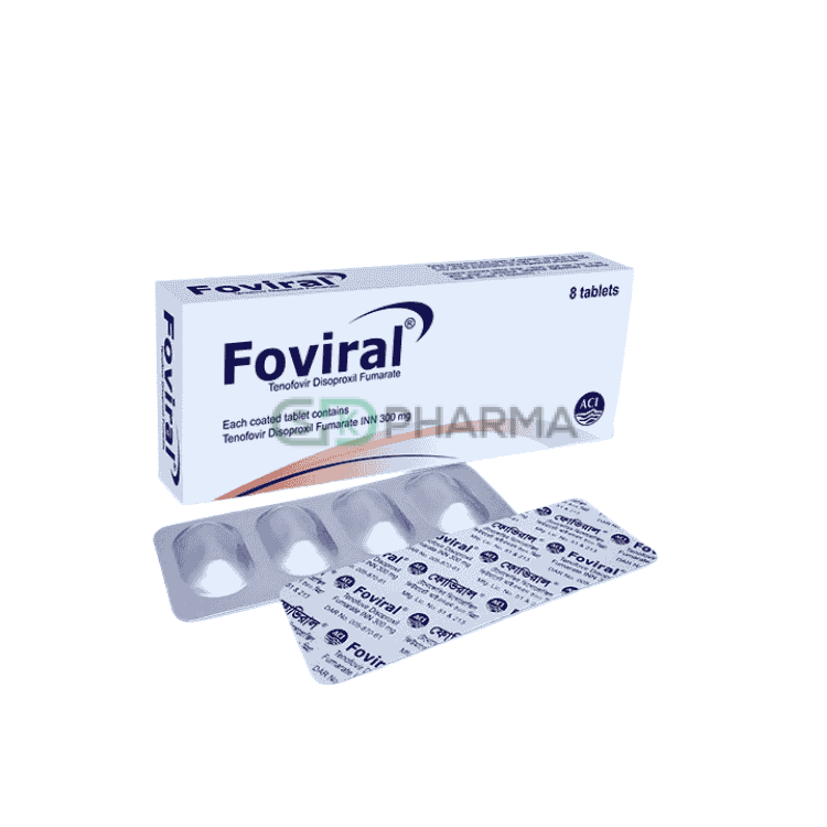 Foviral Tablet 300 mg (Tenofovir Disoproxil)
