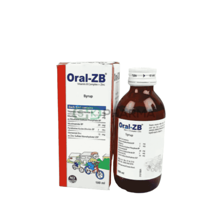 Oral-ZB Syrup (Vitamin B Complex + Zinc)