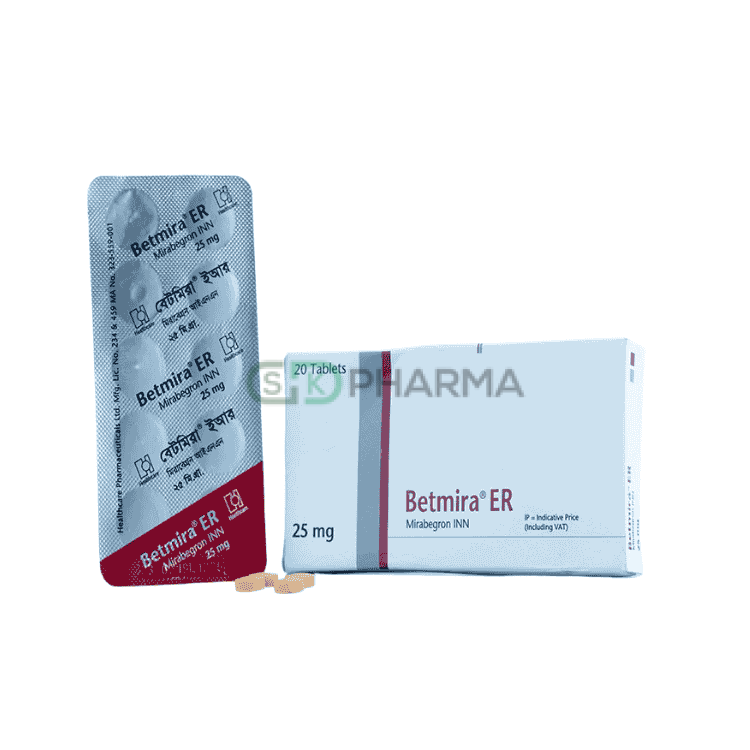 Betmira ER Tablet 25 mg (Mirabegron)
