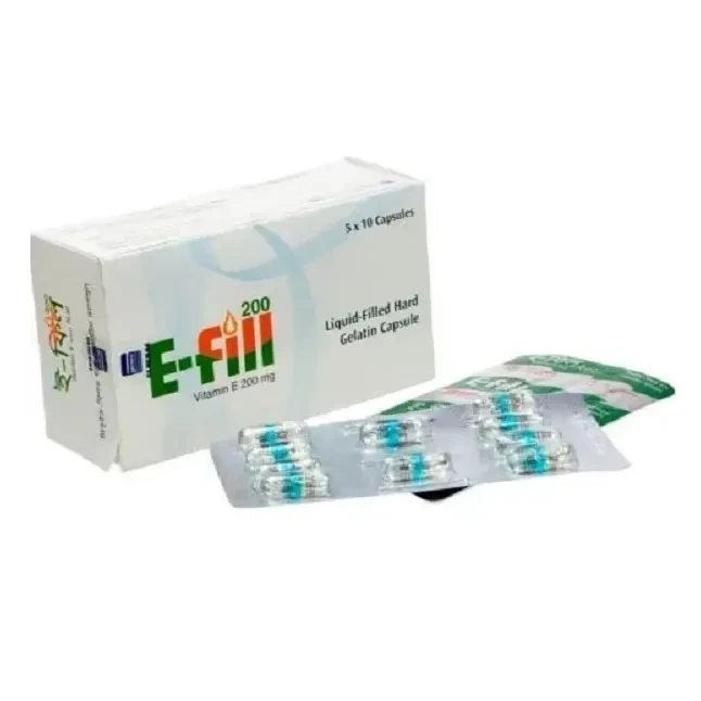 E-fill Capsule, Vitamin E [Alpha Tocopherol Acetate] 200 mg