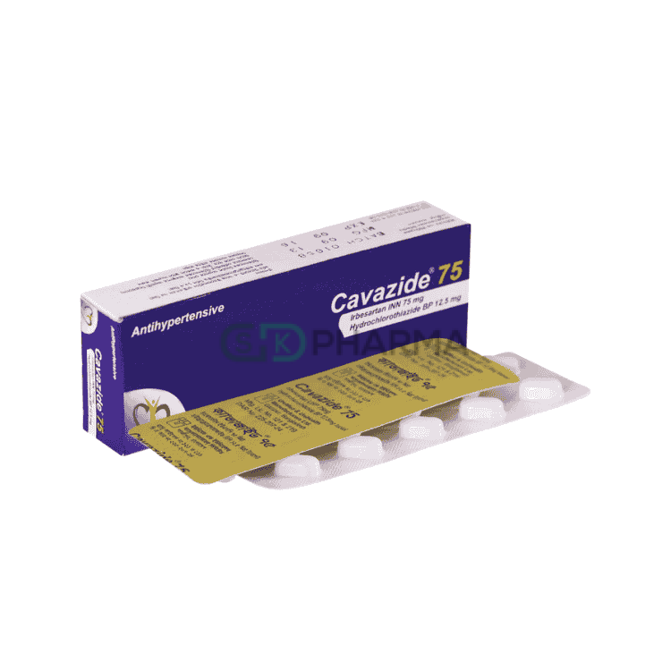 Cavazide Tablet 75 mg+12.5 mg (Irbesartan + Hydrochlorothiazide)