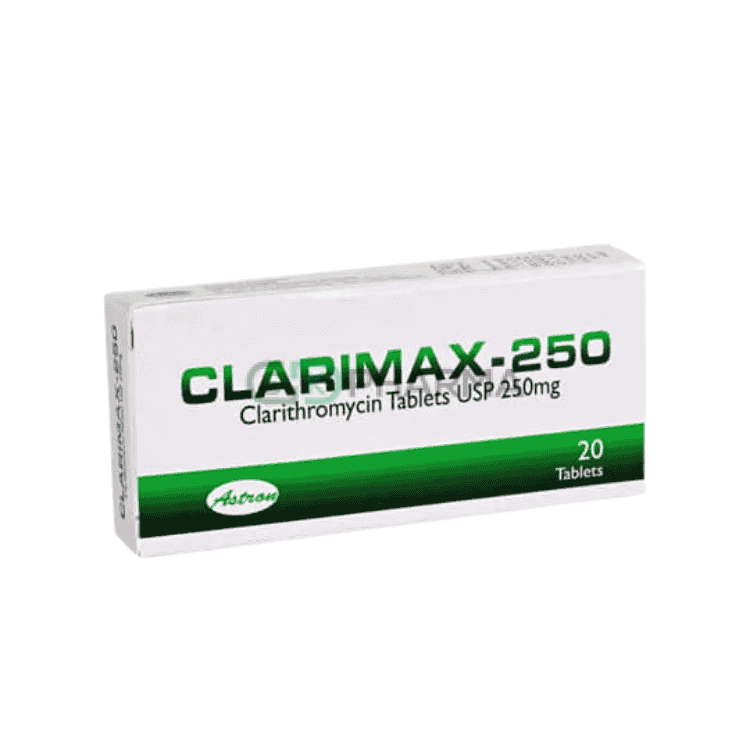 Clarimax Tablet 250 mg (Clarithromycin)