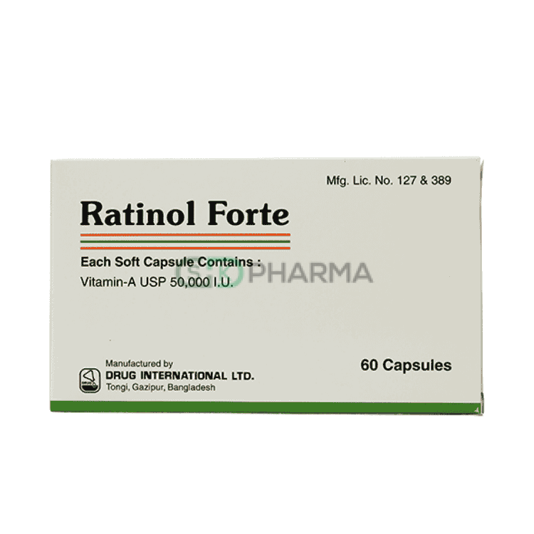 Ratinol Forte Capsule 50000 IU (Vitamin A)