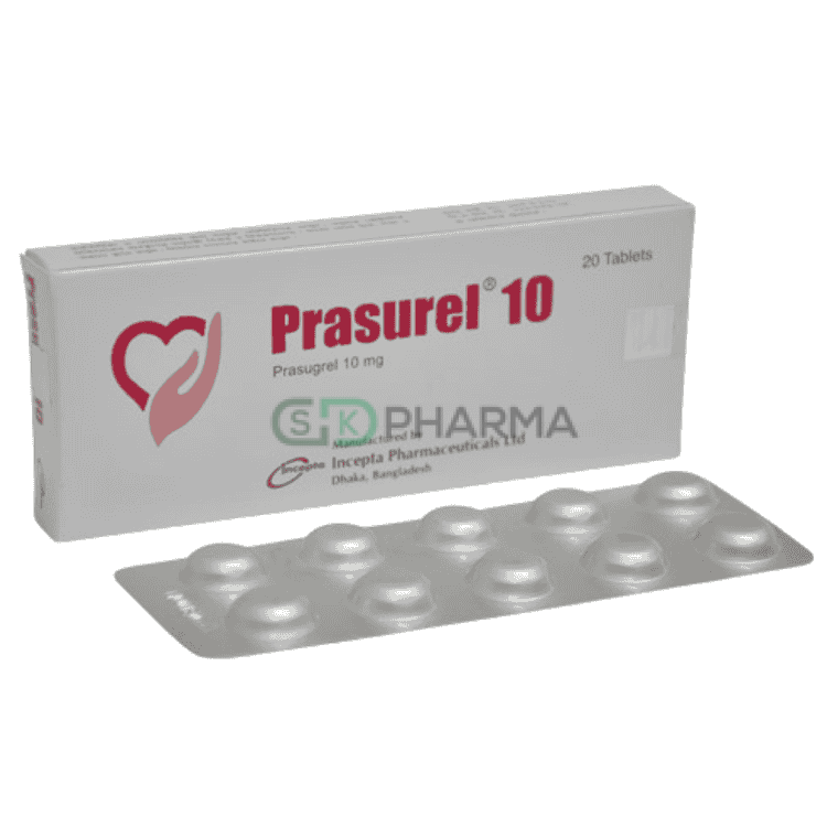 Prasurel Tablet 10 mg (Prasugrel Hydrochloride)