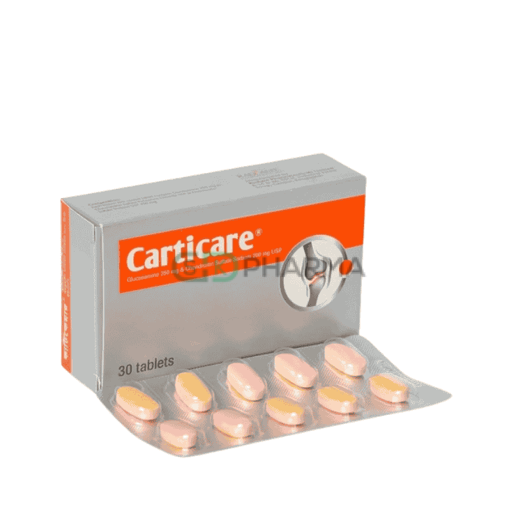 Carticare Tablet 250 mg+200 mg (Glucosamine Sulfate + Chondroitin)