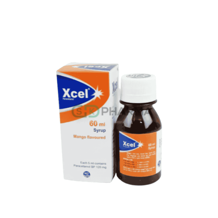 Xcel Syrup 120 mg/5 ml (Paracetamol)