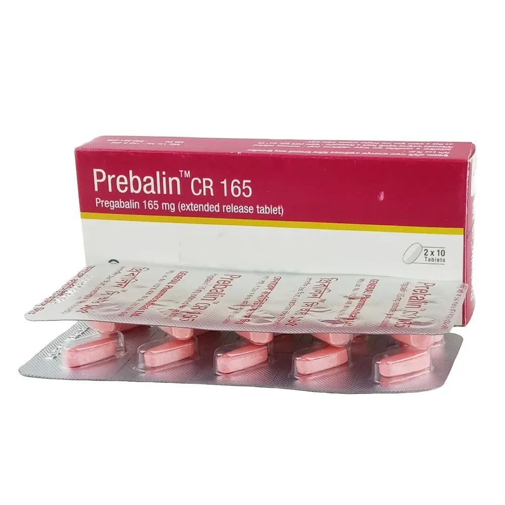 Prebalin CR Tablet (Extended Release), Pregabalin 165 mg