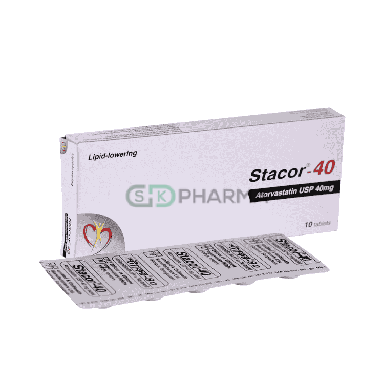 Stacor Tablet 40 mg (Atorvastatin Calcium)