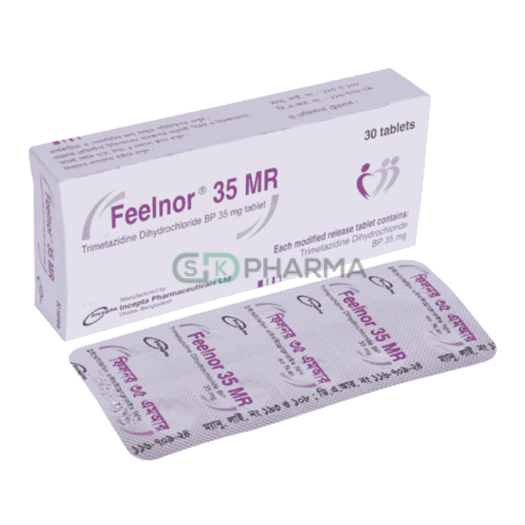 Feelnor MR Tablet 35 mg (Trimetazidine Dihydrochloride)