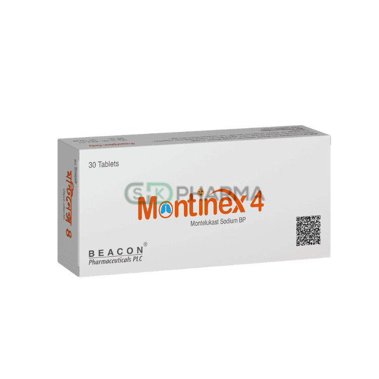 Montinex Chewable Tablet 4 mg (Montelukast Sodium)