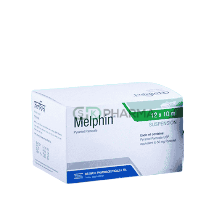 Melphin Tablet 125 mg (Pyrantel Pamoate)