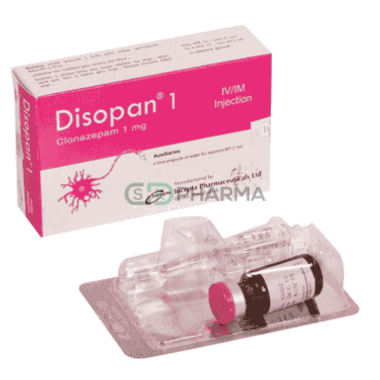 Disopan Injection 1 mg/ml (Clonazepam)