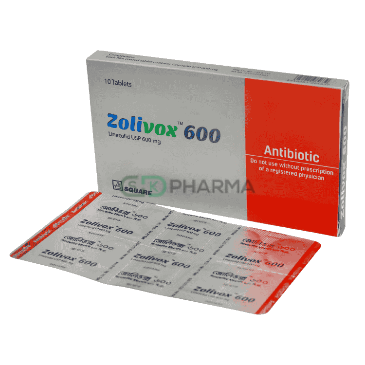 Zolivox Tablet 600 mg (Linezolid)