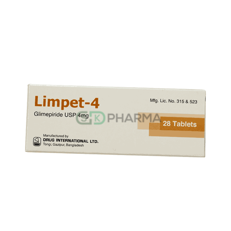 Limpet Tablet 4 mg (Glimepiride)
