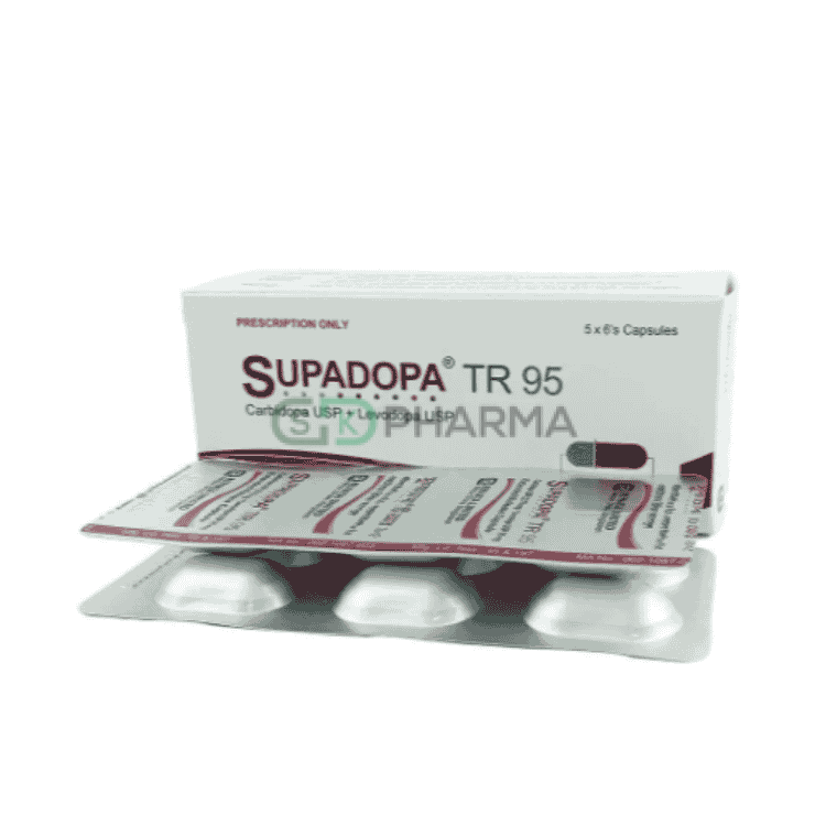 Supadopa TR Capsule 23.75 mg+95 mg (Carbidopa + Levodopa (Extended release))