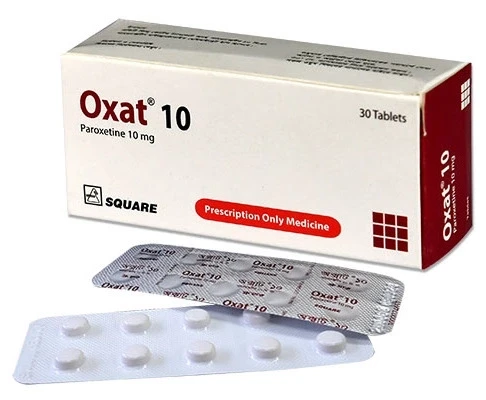 Oxat Tablet, Paroxetine Hydrochloride 10 mg