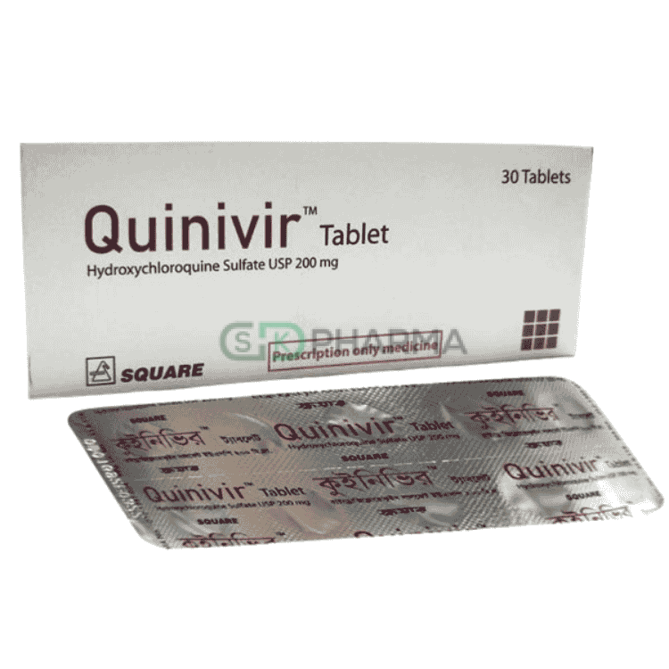 Quinivir Tablet 200 mg (Hydroxychloroquine Sulphate)