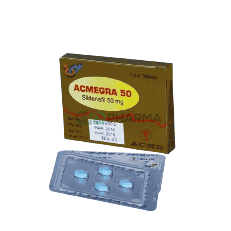Acmegra Tablet 50 mg (Sildenafil Citrate)