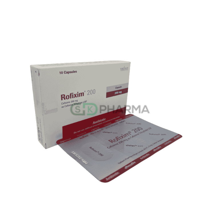 Rofixim Capsule 200 mg (Cefixime Trihydrate)